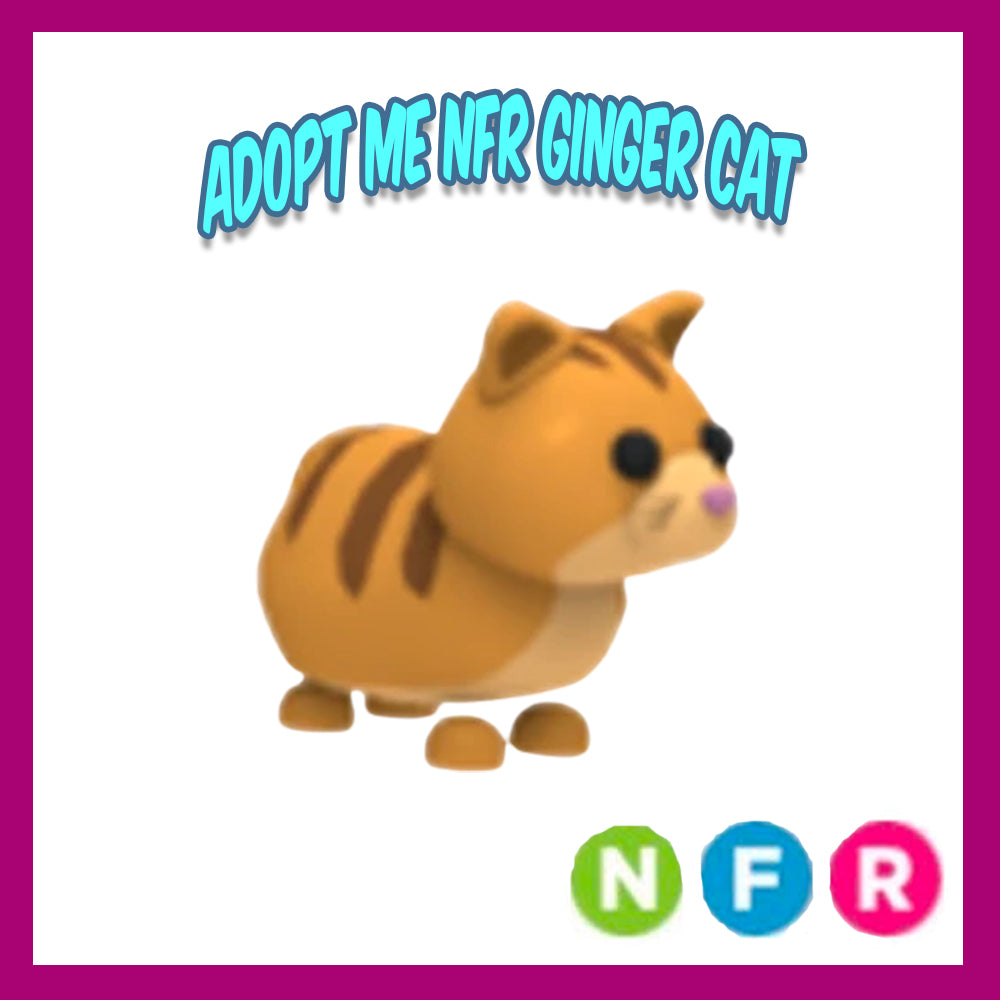Adopt Me - NFR Ginger Cat (Neon Fly Ride)