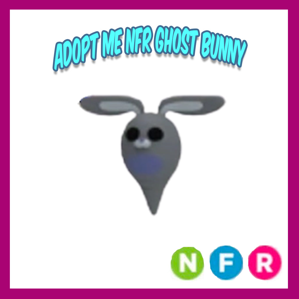 Adopt Me - NFR Ghost Bunny (Neon Fly Ride)