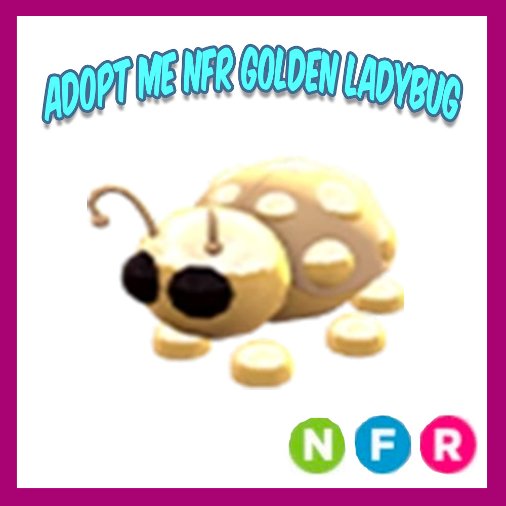 Adopt Me - NFR Golden Ladybug (Neon Fly Ride)