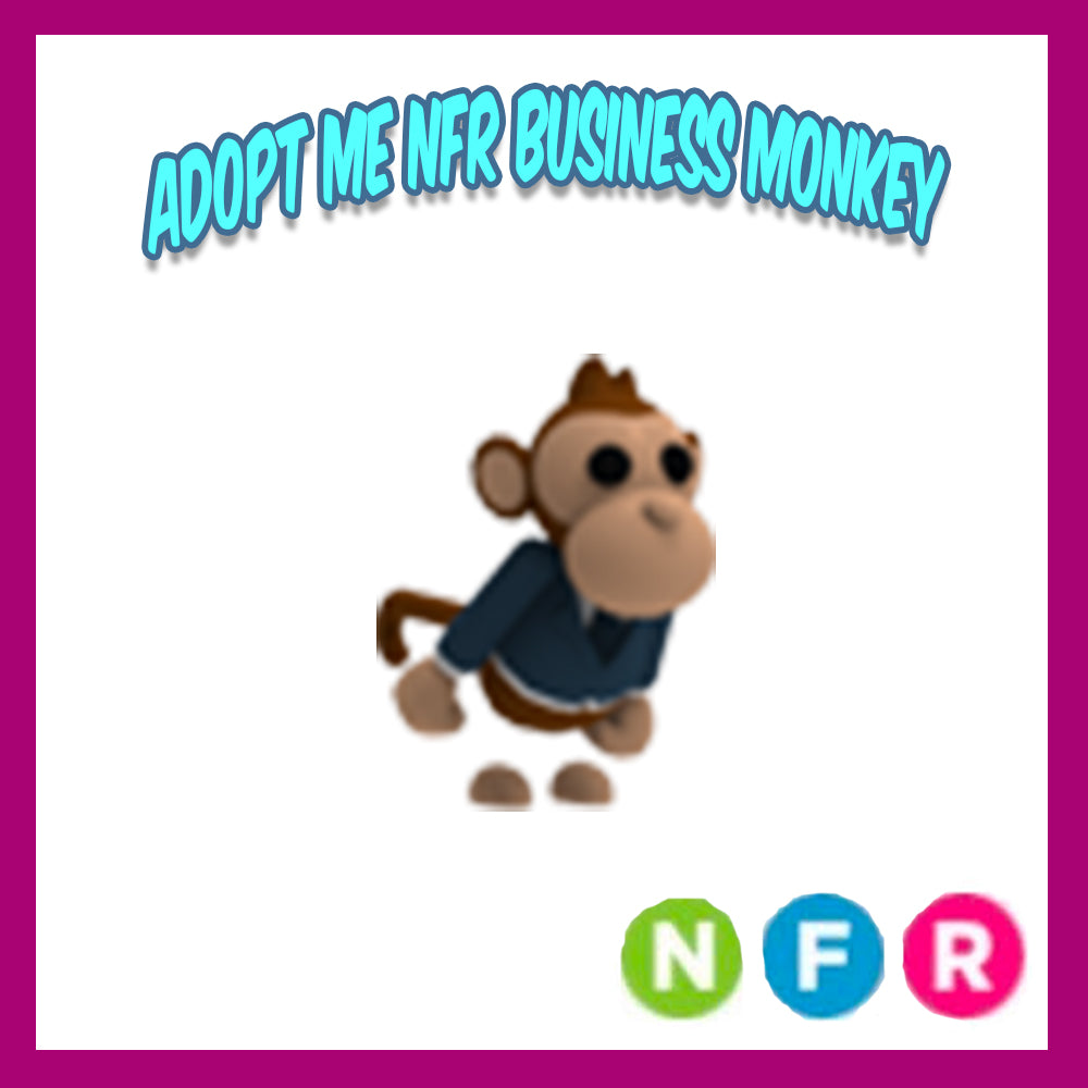 Adopt Me - NFR Business Monkey (Neon Fly Ride)