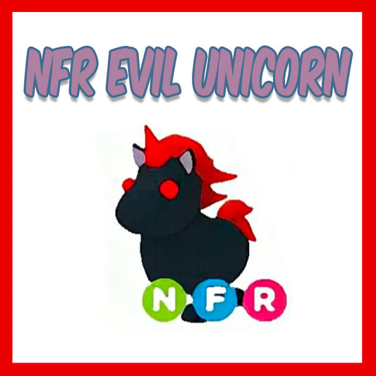 Adopt Me - NFR Evil Unicorn (Neon Fly Ride)