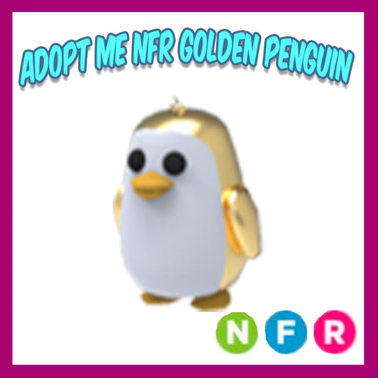 Adopt Me - NFR Golden Penguin (Neon Fly Ride)